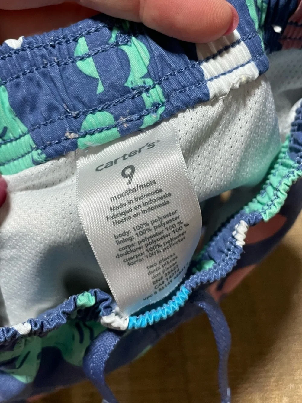 Carter's baby Shark Swim Trunks Shorts